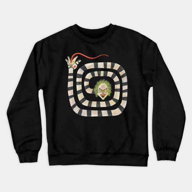 Beetlejuice Crewneck Sweatshirt by Luis San Vicente 